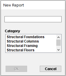 revit modeling reports